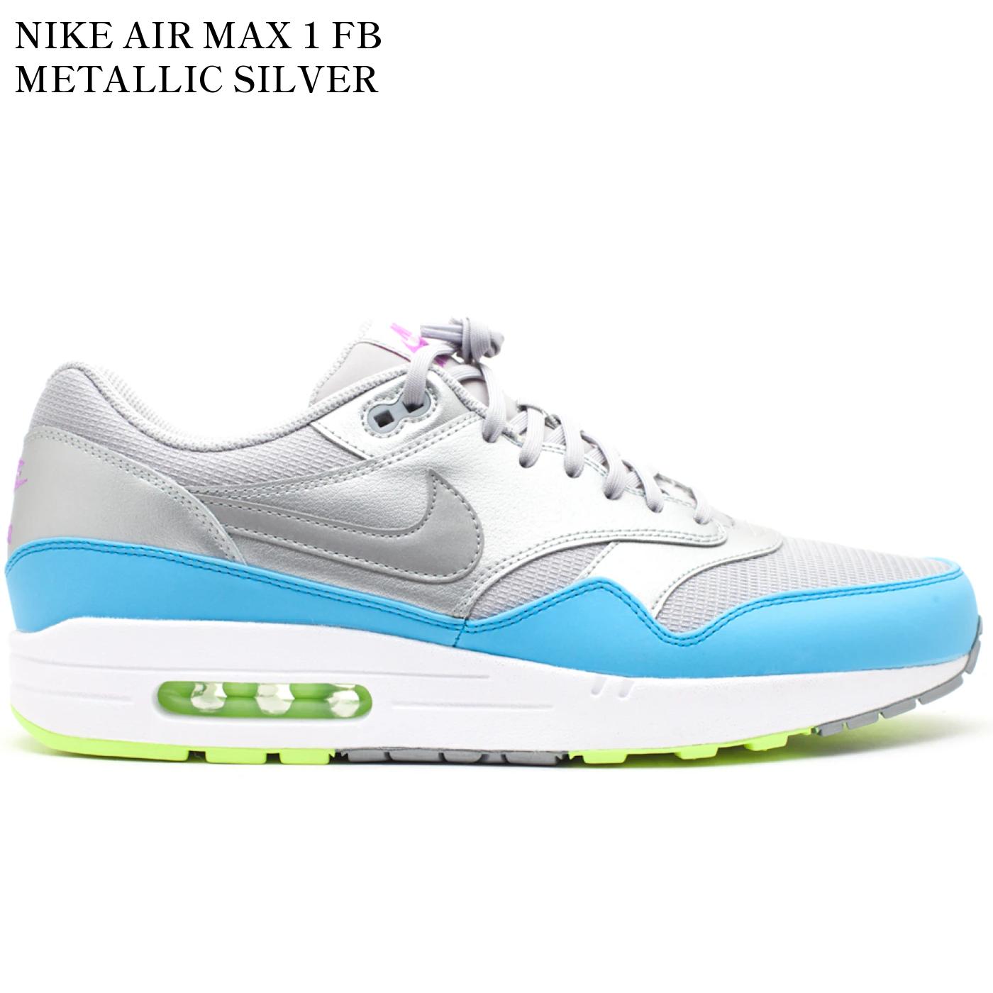 【海外限定 お取り寄せ商品】NIKE AIR MAX 1 FB METALLIC SILVER 579920-004 メンズ レディース 人気 おしゃれ|RAISE