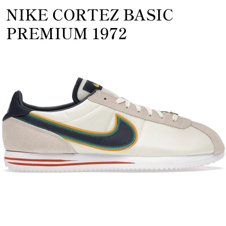【海外限定 お取り寄せ商品】NIKE CORTEZ BASIC PREMIUM 1972 DJ5183-100 メンズ レディース 人気 おしゃれ|RAISE