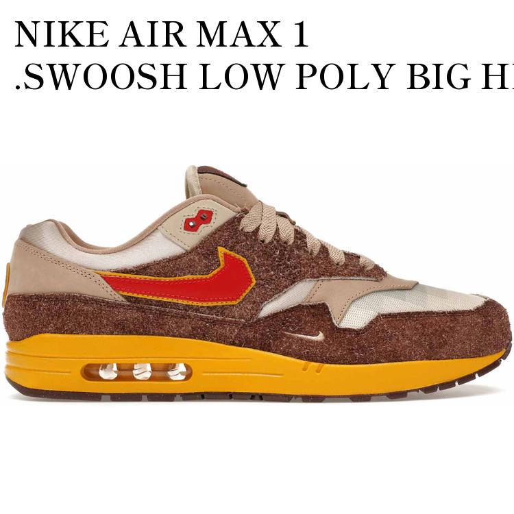 【海外限定 お取り寄せ商品】NIKE AIR MAX 1 .SWOOSH LOW POLY BIG HEAD ORIGINS HV5776-200 メンズ レディース 人気 おしゃれ