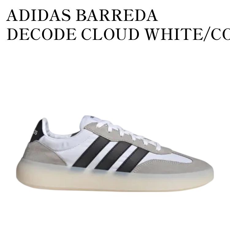 【お取り寄せ商品】ADIDAS BARREDA DECODE CLOUD WHITE/CORE BLACK/GREY TWO アディダス バレダデコード クラウドホワイト/コアブラック/グレーツー JI2315 メンズ レディース 人気 おしゃれ｜RAISE