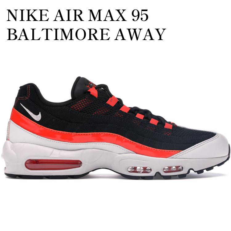 【海外限定 お取り寄せ商品】NIKE AIR MAX 95 BALTIMORE AWAY CD7792-001 メンズ レディース 人気 おしゃれ