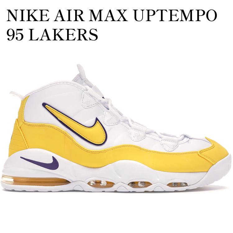 【海外限定 お取り寄せ商品】NIKE AIR MAX UPTEMPO 95 LAKERS CK0892-102 メンズ レディース 人気 おしゃれ
