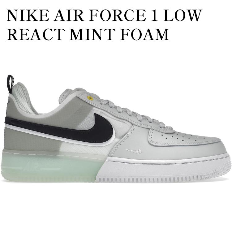 【海外限定 お取り寄せ商品】NIKE AIR FORCE 1 LOW REACT MINT FOAM DM0573-001 メンズ レディース 人気 おしゃれ|RAISE