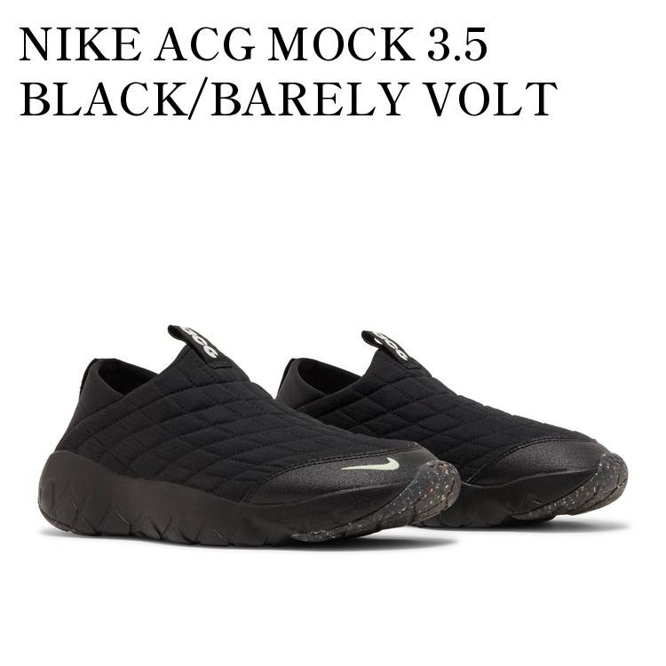 靴 Nike ACG Mock 3.5 \"Black/Barely Volt\" 28 Nike ACG Moc 3.5 'Black Barely Volt' DQ4739-001