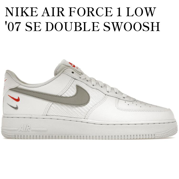 【海外限定 お取り寄せ商品】NIKE AIR FORCE 1 LOW '07 SE DOUBLE SWOOSH WHITE PICANTE FD0666-100 メンズ レディース 人気 おしゃれ