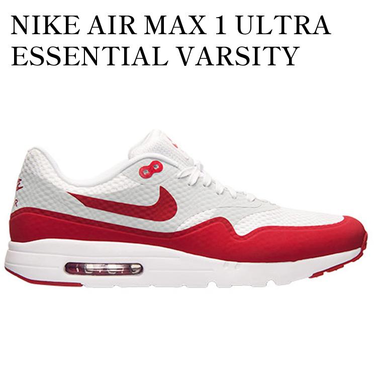 【海外限定 お取り寄せ商品】NIKE AIR MAX 1 ULTRA ESSENTIAL VARSITY RED (2015) 819476-106 メンズ レディース 人気 おしゃれ｜RAISE
