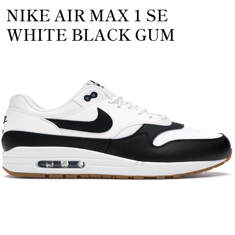 【海外限定 お取り寄せ商品】NIKE AIR MAX 1 SE WHITE BLACK GUM CQ9965-100 メンズ レディース 人気 おしゃれ|RAISE