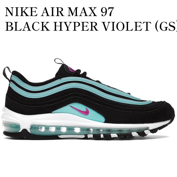 【海外限定 お取り寄せ商品】NIKE AIR MAX 97 BLACK HYPER VIOLET (GS) 921522-015 メンズ レディース 人気 おしゃれ|RAISE