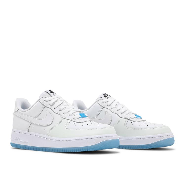 NIKE スニーカー エア フォース 1 ガールズ レザー ブルー×ホワイト エア フォース 1 NIKE AIR FORCE (GS) white/deep royal blue