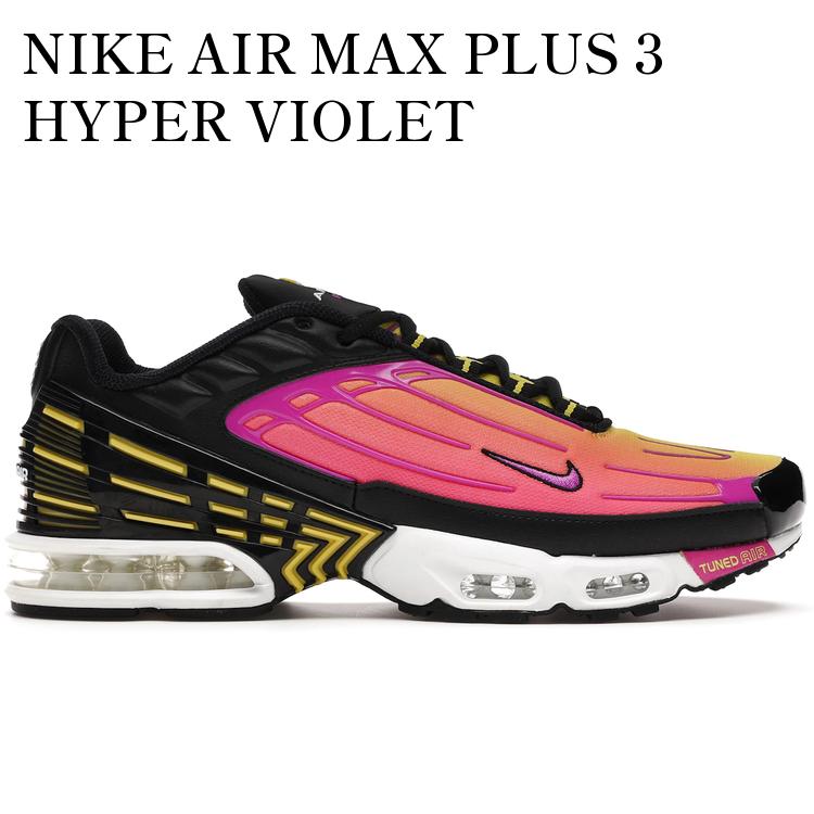 【海外限定 お取り寄せ商品】NIKE AIR MAX PLUS 3 HYPER VIOLET CJ9684-003 メンズ レディース 人気 おしゃれ｜RAISE