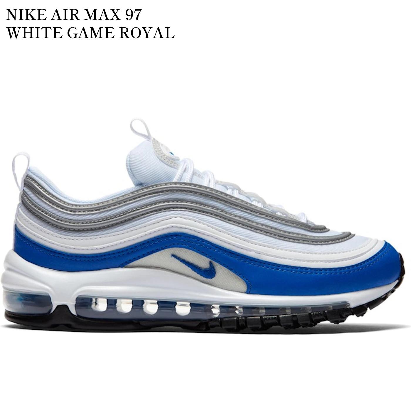 【海外限定 お取り寄せ商品】NIKE AIR MAX 97 WHITE GAME ROYAL (WOMEN'S) 921733-101 メンズ レディース 人気 おしゃれ 49,350円
