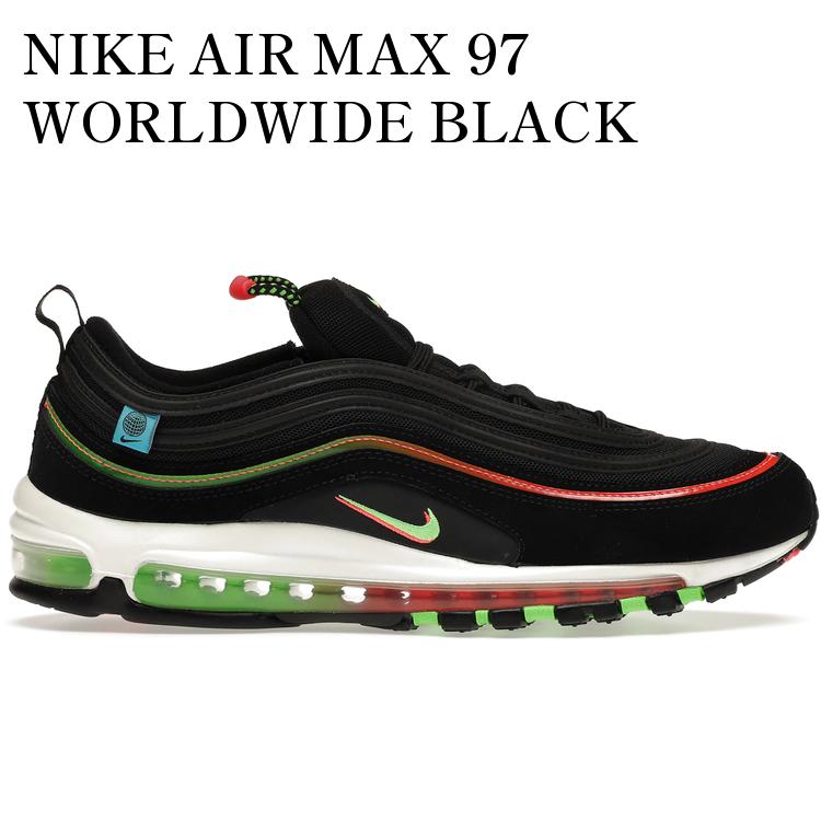 【海外限定 お取り寄せ商品】NIKE AIR MAX 97 WORLDWIDE BLACK CZ5607-001 メンズ レディース 人気 おしゃれ
