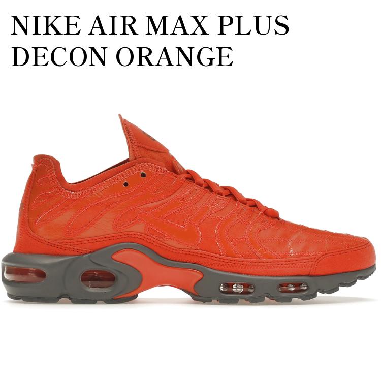 【海外限定 お取り寄せ商品】NIKE AIR MAX PLUS DECON ORANGE CD0882-800 メンズ レディース 人気 おしゃれ