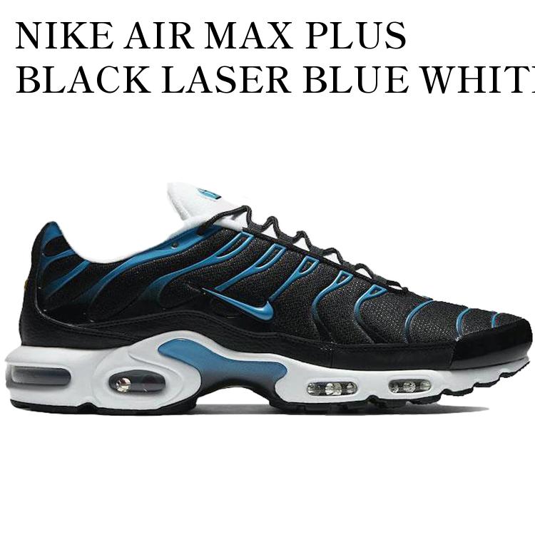 【海外限定 お取り寄せ商品】NIKE AIR MAX PLUS BLACK LASER BLUE WHITE CZ8687-001 メンズ レディース 人気 おしゃれ｜RAISE
