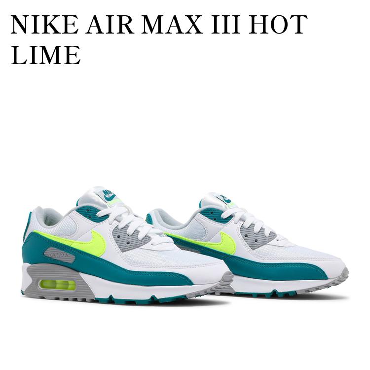 楽天市場】NIKE AIR MAX III white/hot lime-spruce-grey fog