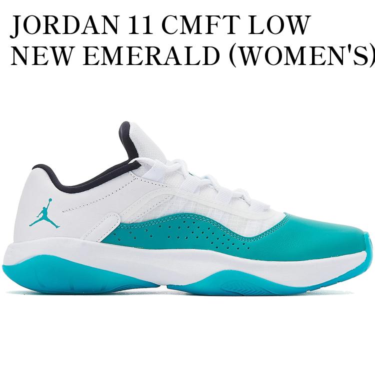【海外限定 お取り寄せ商品】JORDAN 11 CMFT LOW NEW EMERALD (WOMEN'S) DV2629-103 メンズ レディース 人気 おしゃれ
