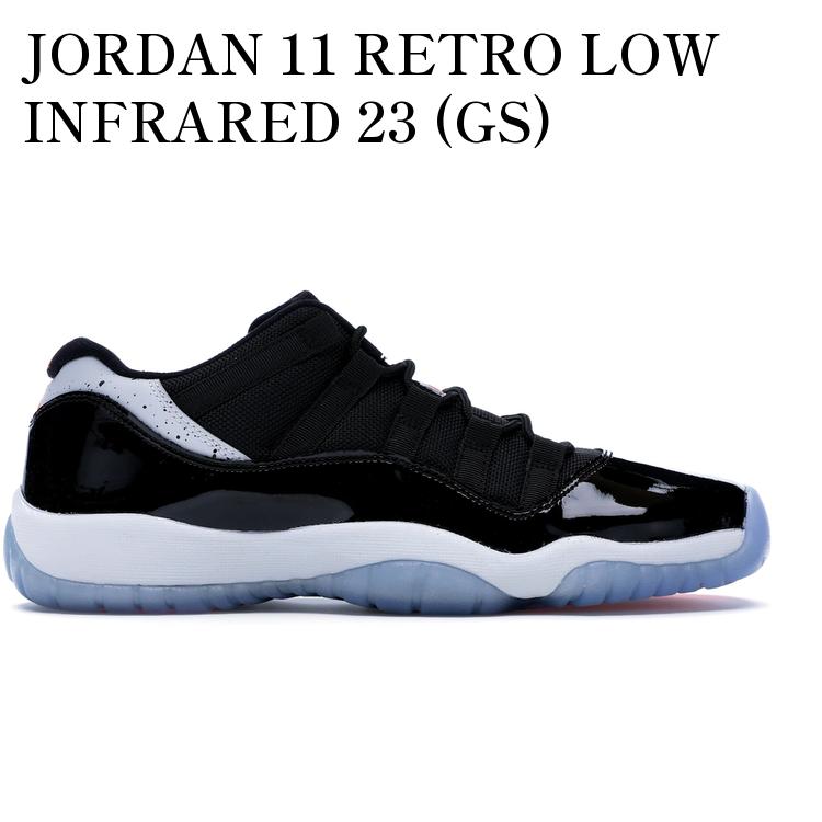 【海外限定 お取り寄せ商品】JORDAN 11 RETRO LOW INFRARED 23 (GS) 528896-023 メンズ レディース 人気 おしゃれ｜RAISE