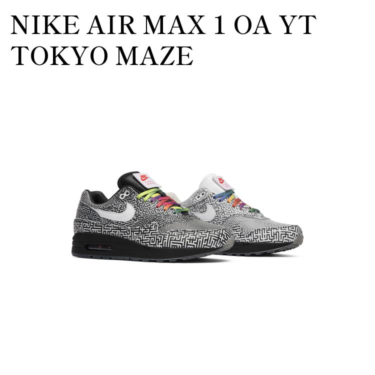楽天市場】NIKE AIR MAX 1 OA YT TOKYO MAZE blk/wht-h.red