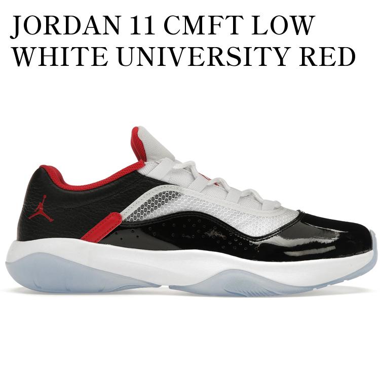 【海外限定 お取り寄せ商品】JORDAN 11 CMFT LOW WHITE UNIVERSITY RED BLACK DO0613-160 メンズ レディース 人気 おしゃれ｜RAISE