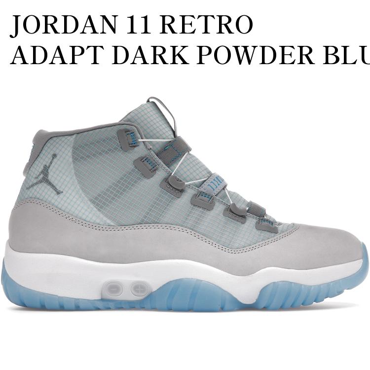 【海外限定 お取り寄せ商品】JORDAN 11 RETRO ADAPT DARK POWDER BLUE DO6365-001 メンズ レディース 人気 おしゃれ