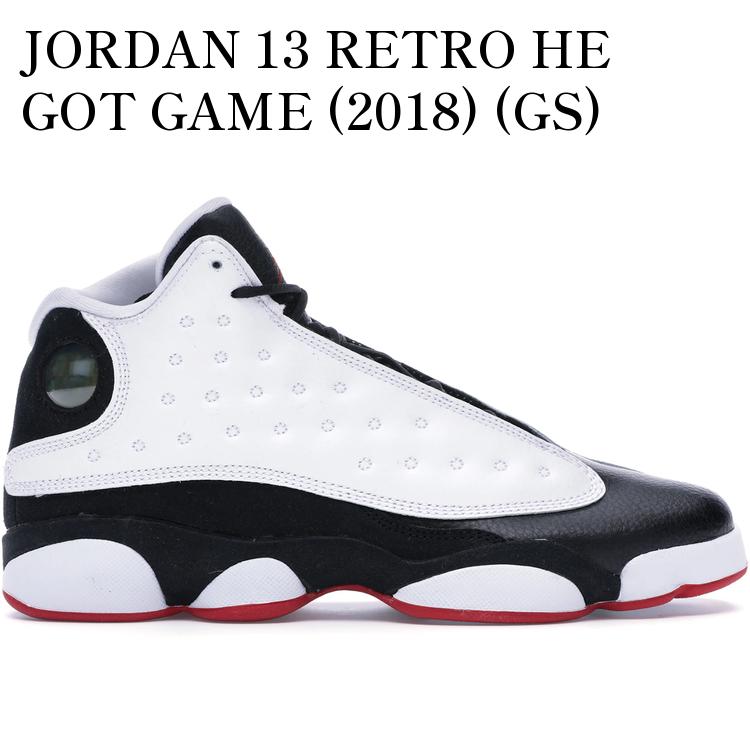 【海外限定 お取り寄せ商品】JORDAN 13 RETRO HE GOT GAME (2018) (GS) 884129-104 メンズ レディース 人気 おしゃれ|RAISE