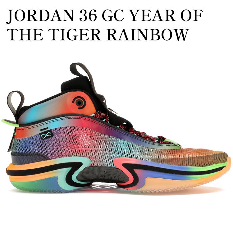 【海外限定 お取り寄せ商品】JORDAN 36 GC YEAR OF THE TIGER RAINBOW DN4200-064 メンズ レディース 人気 おしゃれ