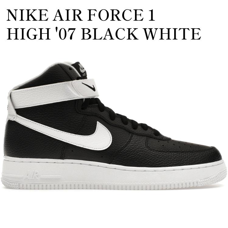 【海外限定 お取り寄せ商品】NIKE AIR FORCE 1 HIGH '07 BLACK WHITE CT2303-002 メンズ レディース 人気 おしゃれ