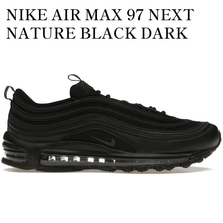 【海外限定 お取り寄せ商品】NIKE AIR MAX 97 NEXT NATURE BLACK DARK SMOKE GREY (WOMEN'S) DH8016-002 メンズ レディース 人気 おしゃれ