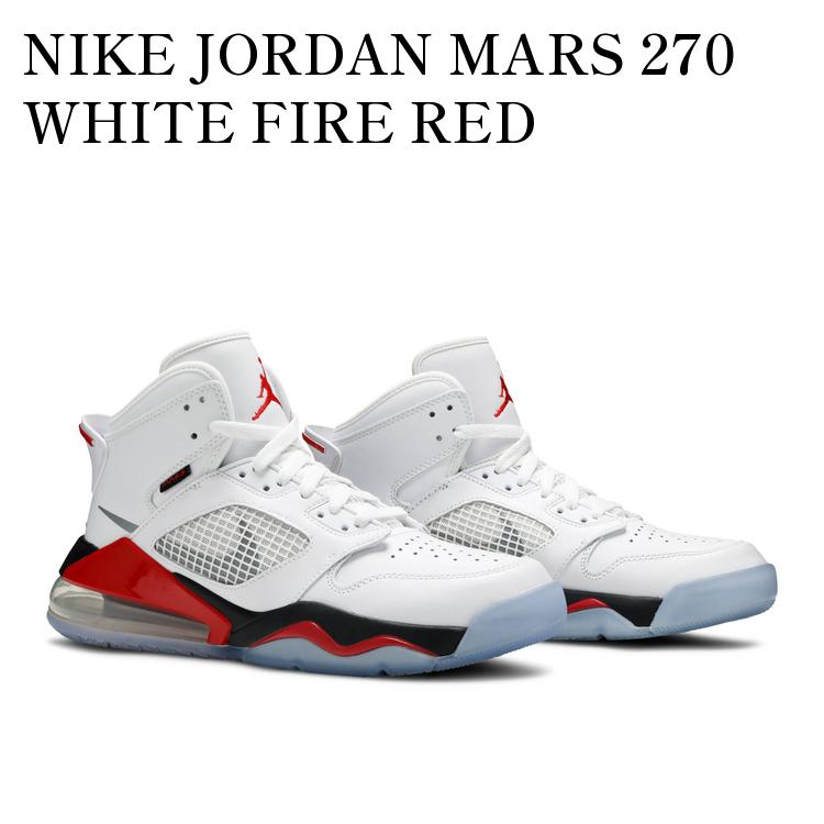 【2000円OFFクーポン対象商品】【お取り寄せ商品】NIKE JORDAN MARS 270 WHITE FIRE RED ナイキ ジョーダン マーズ 270 ホワイト ファイアレッド CD7070-100 メンズ レディース 人気 おしゃれ画像
