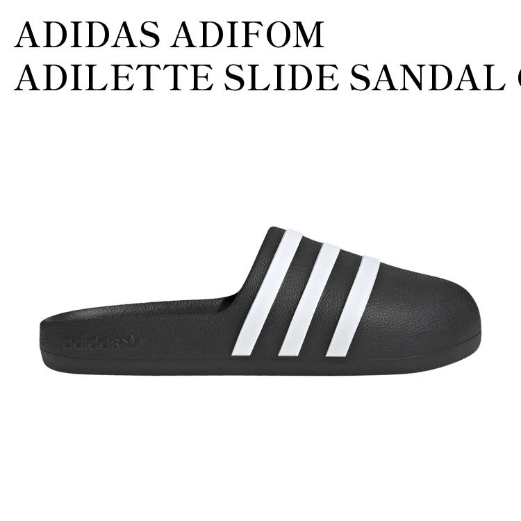 【お取り寄せ商品】ADIDAS ADIFOM ADILETTE SLIDE SANDAL CORE BLACK/FOOTWEAR WHITE アディダス アディフォーム アディレッタ スライドサンダル コアブラック/フットウェアホワイト HQ7218