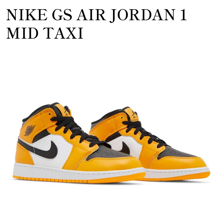 楽天市場】NIKE AIR JORDAN 1 MID taxi/black-white 554724-701