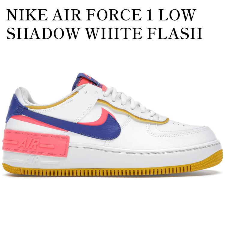 【海外限定 お取り寄せ商品】NIKE AIR FORCE 1 LOW SHADOW WHITE FLASH CRIMSON ASTRONOMY BLUE (WOMEN'S) CI0919-105 メンズ レディース 人気 おしゃれ|RAISE