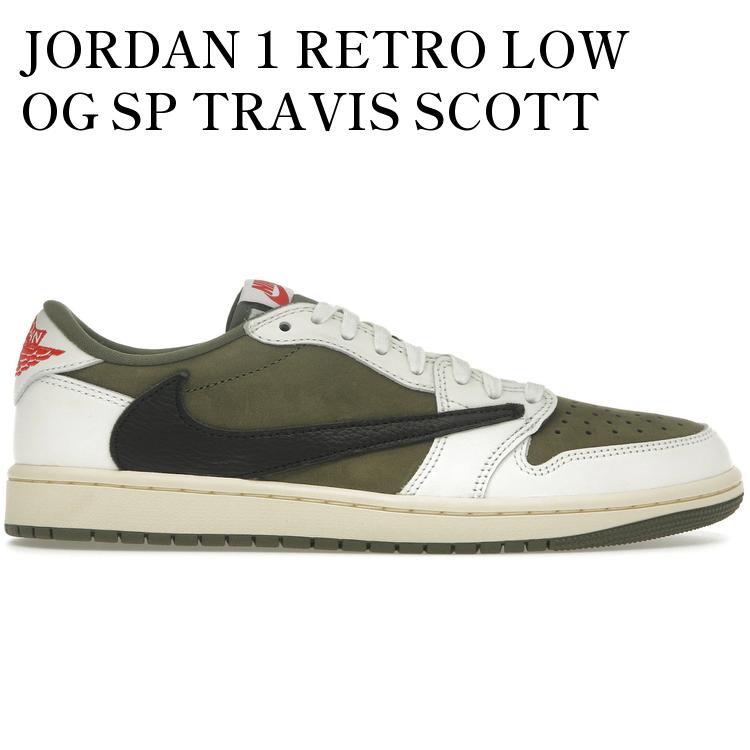 【海外限定 お取り寄せ商品】JORDAN 1 RETRO LOW OG SP TRAVIS SCOTT MEDIUM OLIVE DM7866-200 メンズ レディース 人気 おしゃれ|RAISE