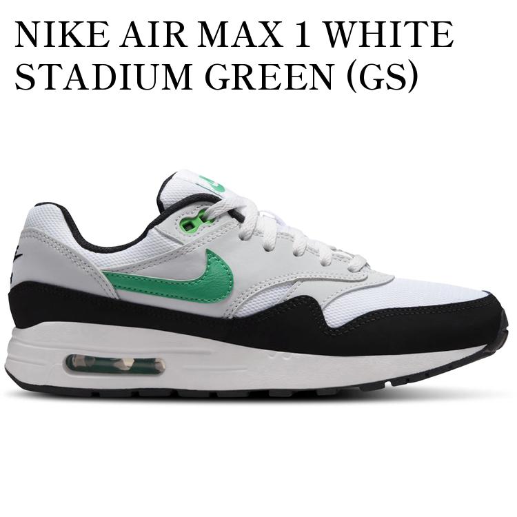【海外限定 お取り寄せ商品】NIKE AIR MAX 1 WHITE STADIUM GREEN (GS) DZ3307-108 メンズ レディース 人気 おしゃれ｜RAISE