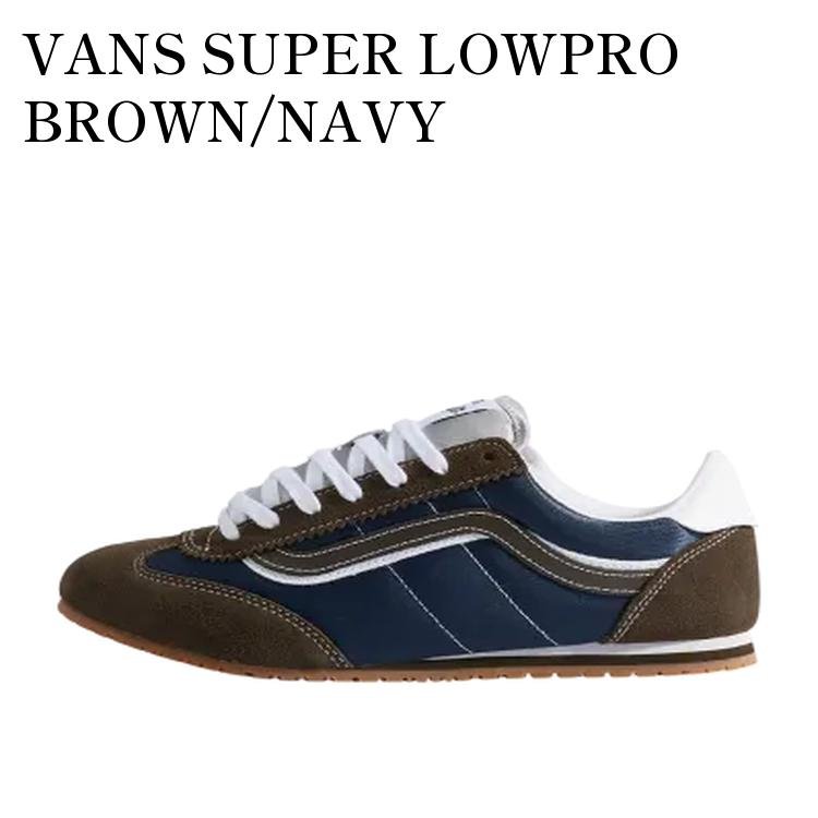 楽天市場】VANS バンズ スニーカー SUPER LOWPRO METALLIC BROWN NAVY