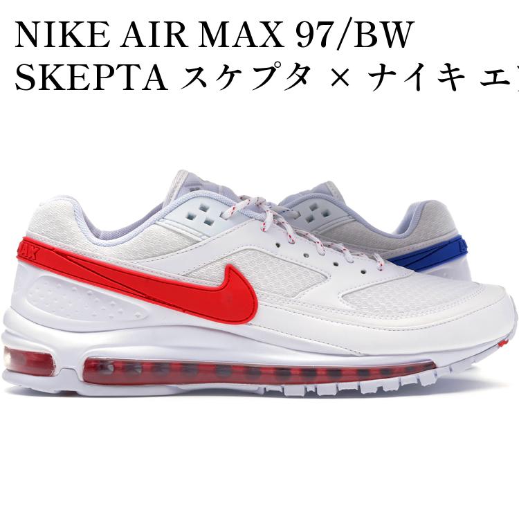 【海外限定 お取り寄せ商品】NIKE AIR MAX 97/BW SKEPTA スケプタ × ナイキ エア マックス 97/BW AO2113-100 メンズ レディース 人気 おしゃれ|RAISE