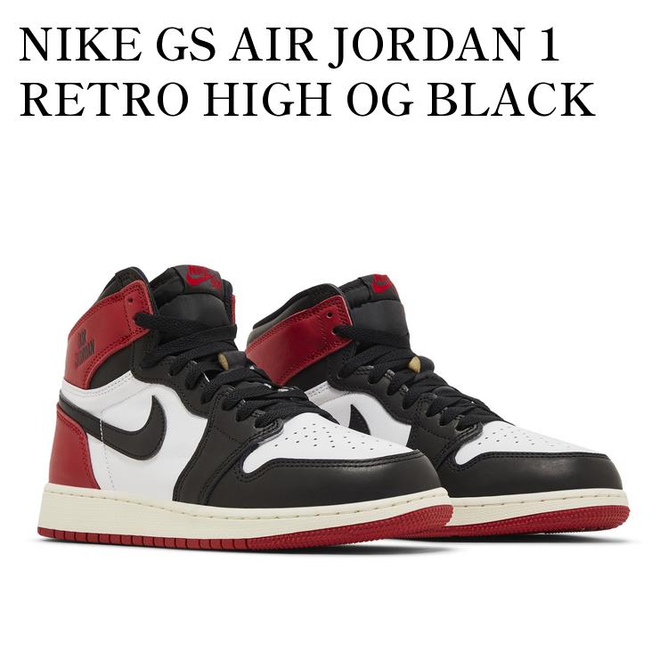シューズ(女性用) NIKE GS AIR JORDAN RETRO HIGH BRED TOE NIKE AIR JORDAN 1 RETRO HIGH BRED TOE GS
