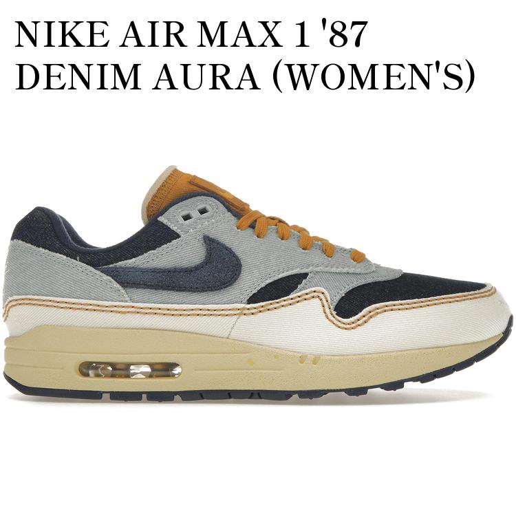 【海外限定 お取り寄せ商品】NIKE AIR MAX 1 '87 DENIM AURA (WOMEN'S) ナイキ エア マックス 1 '87 デニムオーラ (ウィメンズ) FQ8900-440 メンズ レディース 人気 おしゃれ