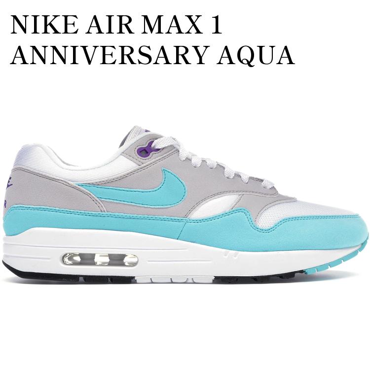 【海外限定 お取り寄せ商品】NIKE AIR MAX 1 ANNIVERSARY AQUA 908375-105 メンズ レディース 人気 おしゃれ|RAISE
