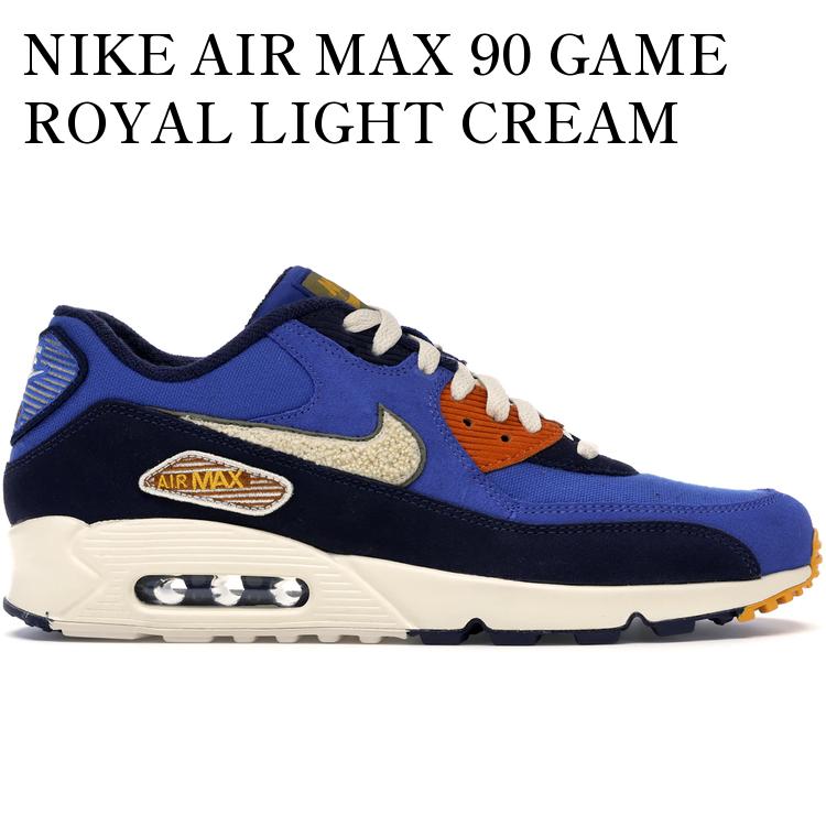 【海外限定 お取り寄せ商品】NIKE AIR MAX 90 GAME ROYAL LIGHT CREAM 858954-400 メンズ レディース 人気 おしゃれ|RAISE