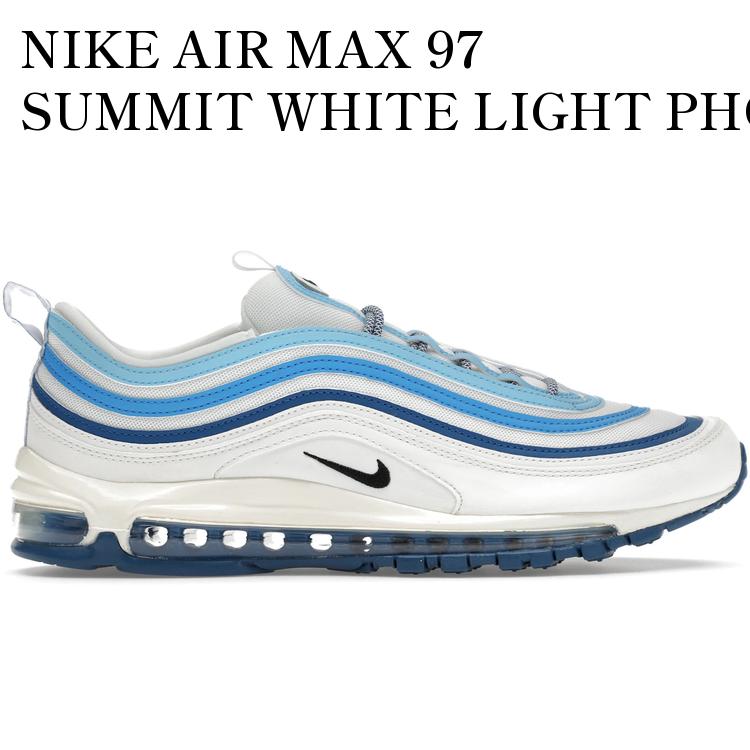 【海外限定 お取り寄せ商品】NIKE AIR MAX 97 SUMMIT WHITE LIGHT PHOTO BLUE FN6957-100 メンズ レディース 人気 おしゃれ
