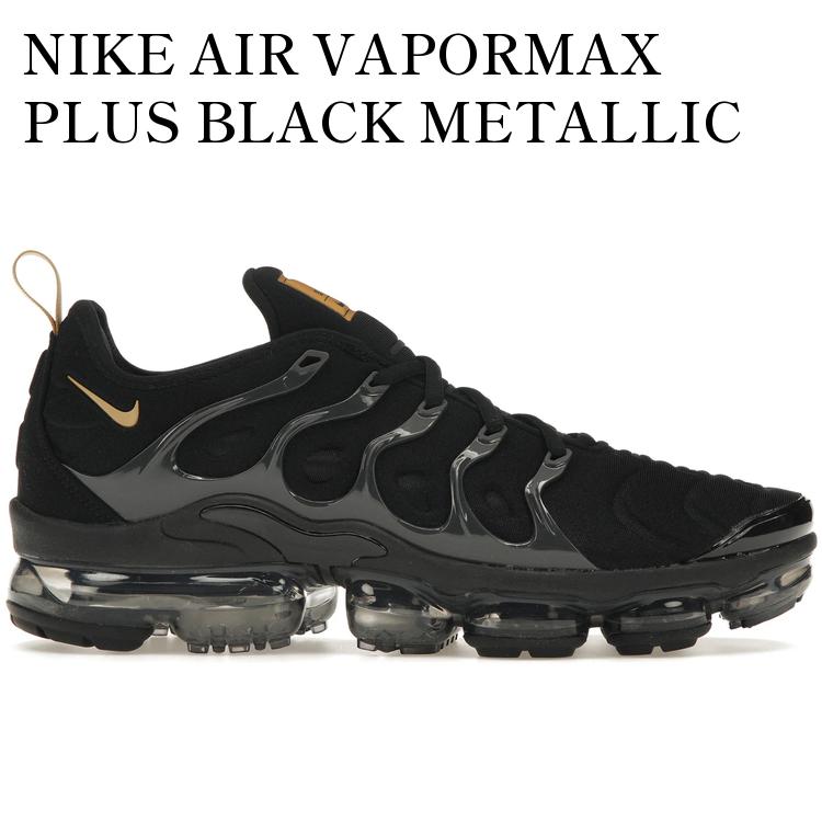 【海外限定 お取り寄せ商品】NIKE AIR VAPORMAX PLUS BLACK METALLIC GOLD ANTHRACITE ナイキ エア ヴェイパーマックス プラス ブラック メタリックゴールド アンスラサイト BQ5068-001 メンズ レディース 人気 おしゃれ｜RAISE
