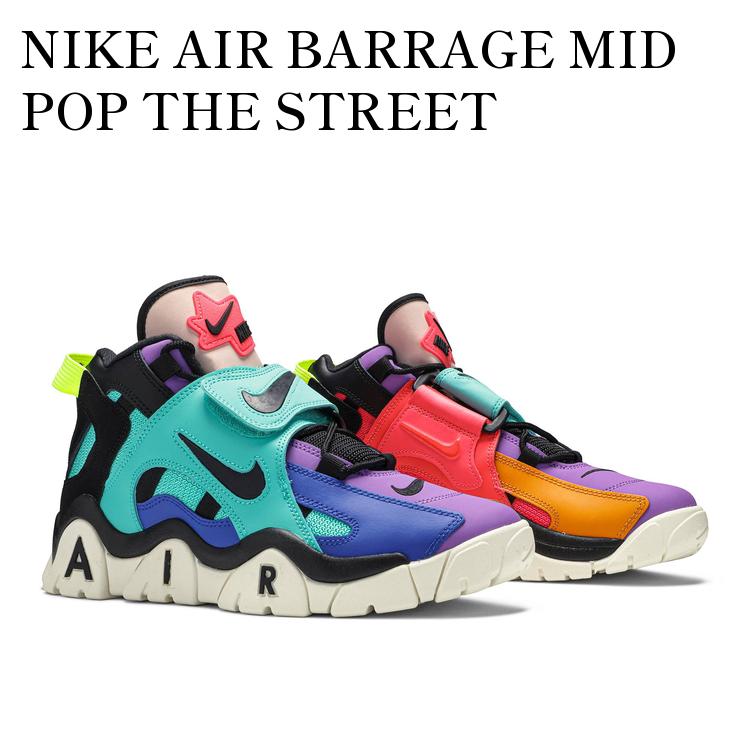 楽天市場】NIKE AIR BARRAGE MID white/university red-black