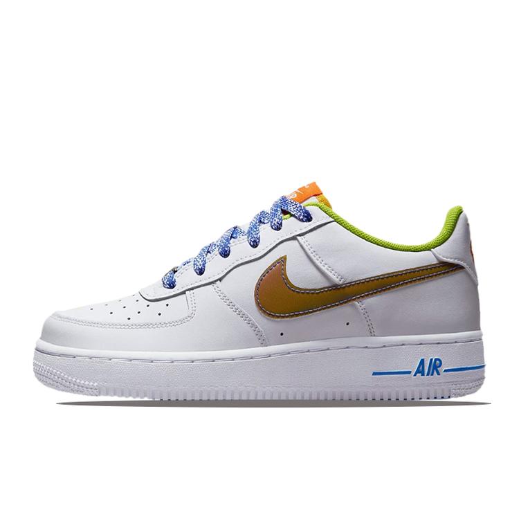 【海外限定 お取り寄せ商品】NIKE AIR FORCE 1 LOW LV8 WHITE MAGMA ORANGE (GS) DQ7767-100 メンズ レディース 人気 おしゃれ|RAISE