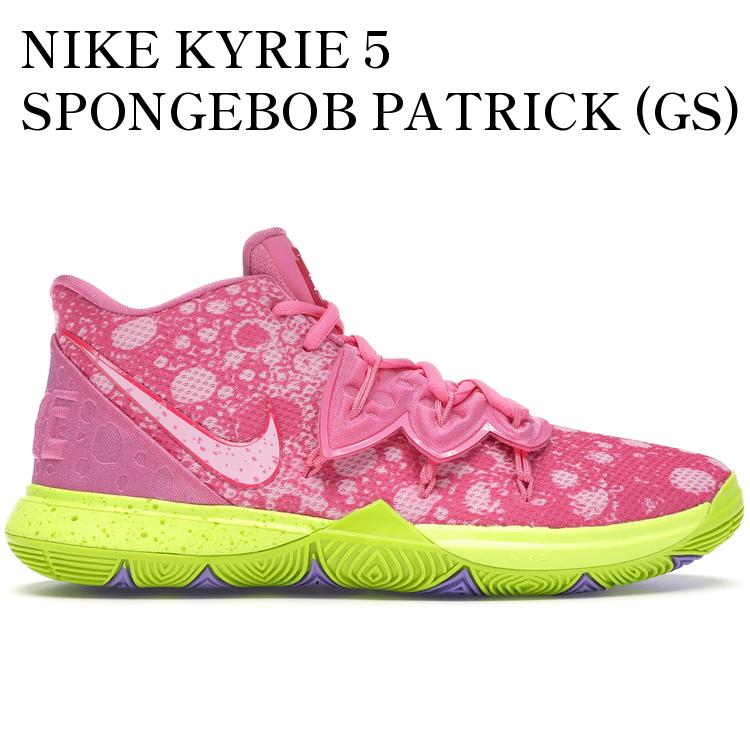 【海外限定 お取り寄せ商品】NIKE KYRIE 5 SPONGEBOB PATRICK (GS) CJ7227-600 メンズ レディース 人気 おしゃれ｜RAISE