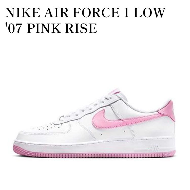 26cm新品エアフォース1ホワイト白ピンクライズ AF1 PINK RISE Nike Air Force 1 Low '07 