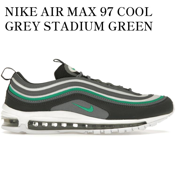 【海外限定 お取り寄せ商品】NIKE AIR MAX 97 COOL GREY STADIUM GREEN 921826-020 メンズ レディース 人気 おしゃれ|RAISE
