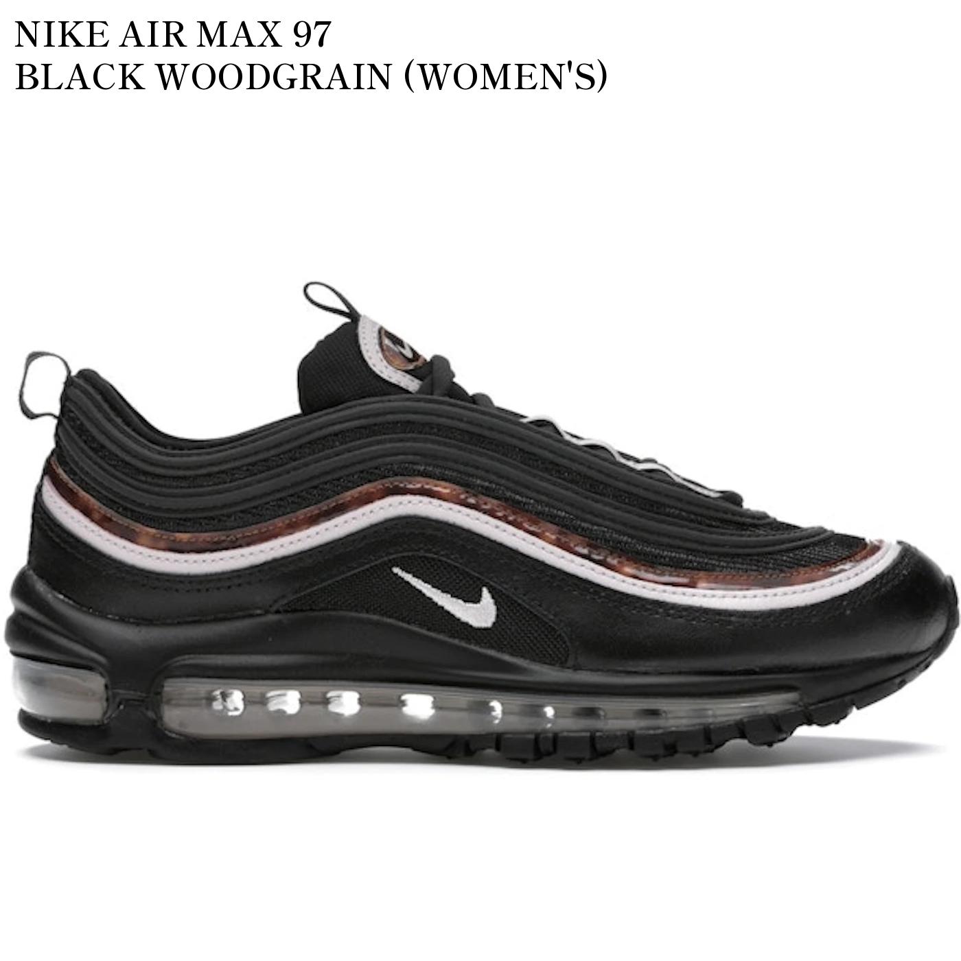 【海外限定 お取り寄せ商品】NIKE AIR MAX 97 BLACK WOODGRAIN (WOMEN'S) CU4751-001 メンズ レディース 人気 おしゃれ|RAISE