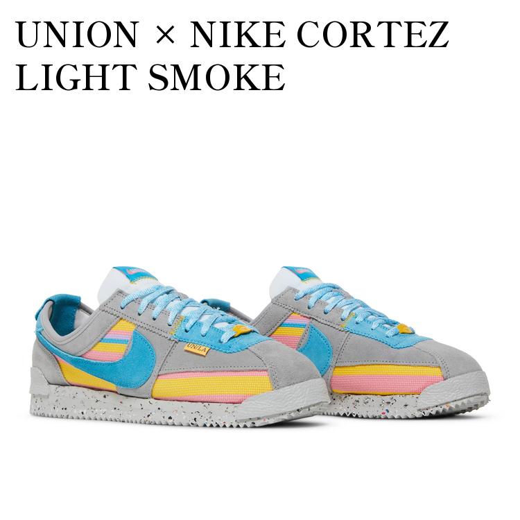 NIKE コルテッツスペシャル DR1413-002 グレー/ブルー/ピンク コルテッツ NIKE CORTEZ SP UNION LA lt smoke grey/blue fury