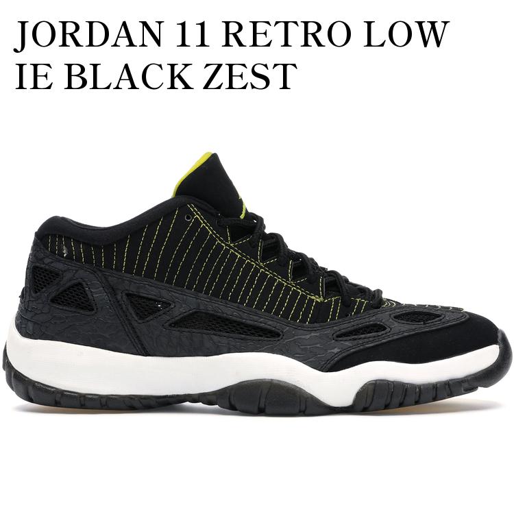 【海外限定 お取り寄せ商品】JORDAN 11 RETRO LOW IE BLACK ZEST 306008-002 メンズ レディース 人気 おしゃれ|RAISE